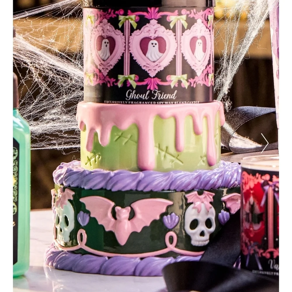 Bath & Body Works Spooky Cake Toppers - Pink, Green, Purple